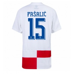 Fotbalové Dres Chorvatsko Mario Pasalic #15 Domácí Oblečení ME 2024 Krátký Rukáv